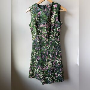Nooworks Green Floral Mini Dress